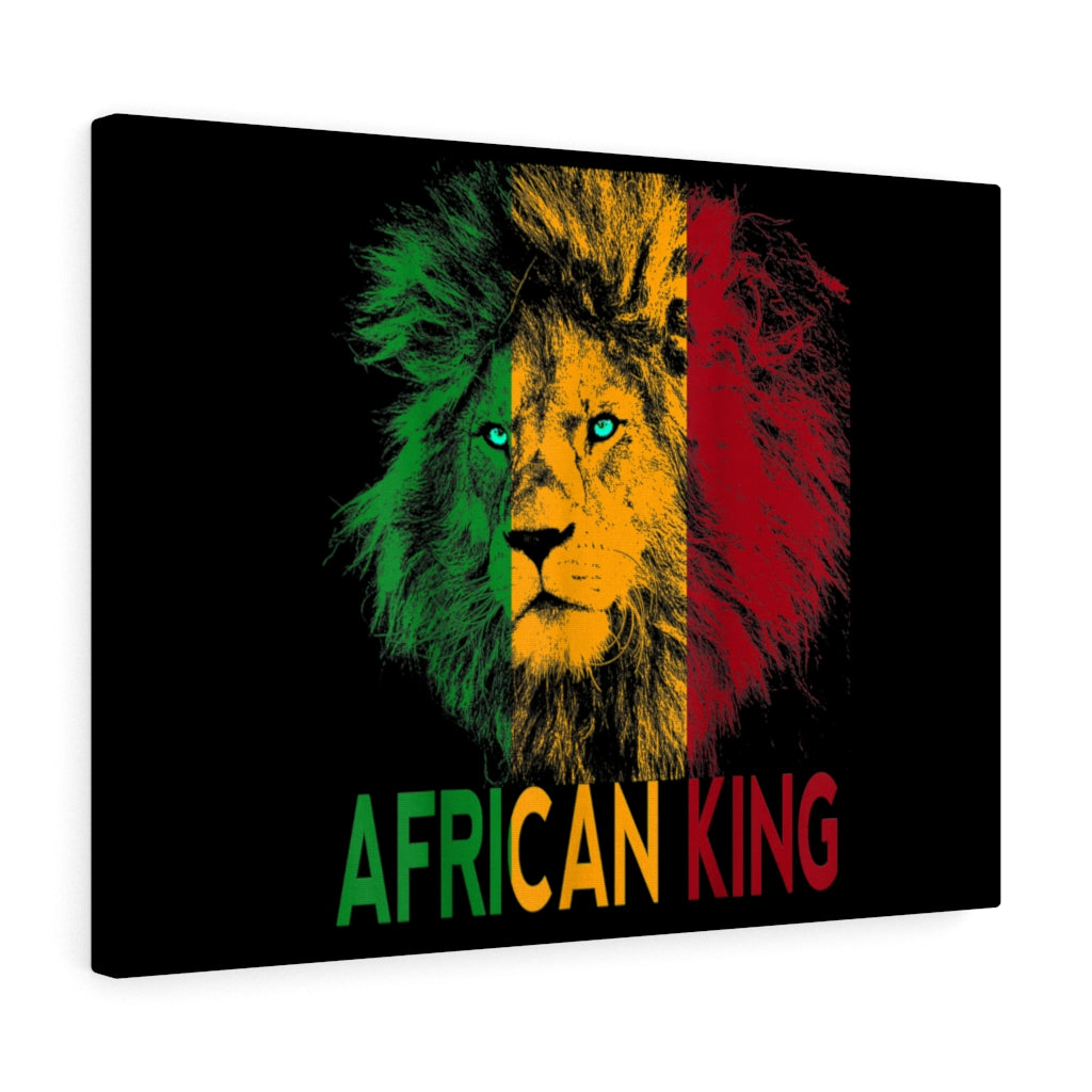 African King Lion Canvas