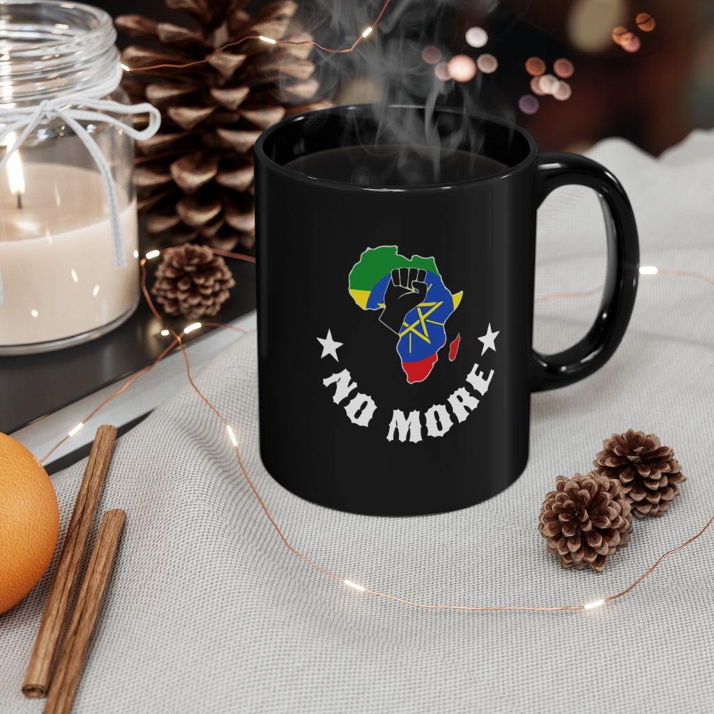 Ethiopia #No More 11oz Black Mug