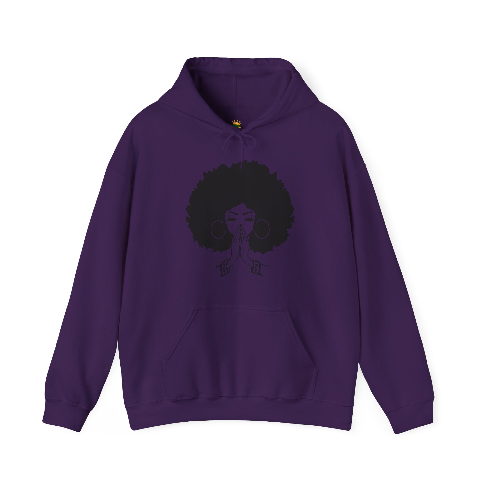 Afro Silhouette Prayer Hoodie