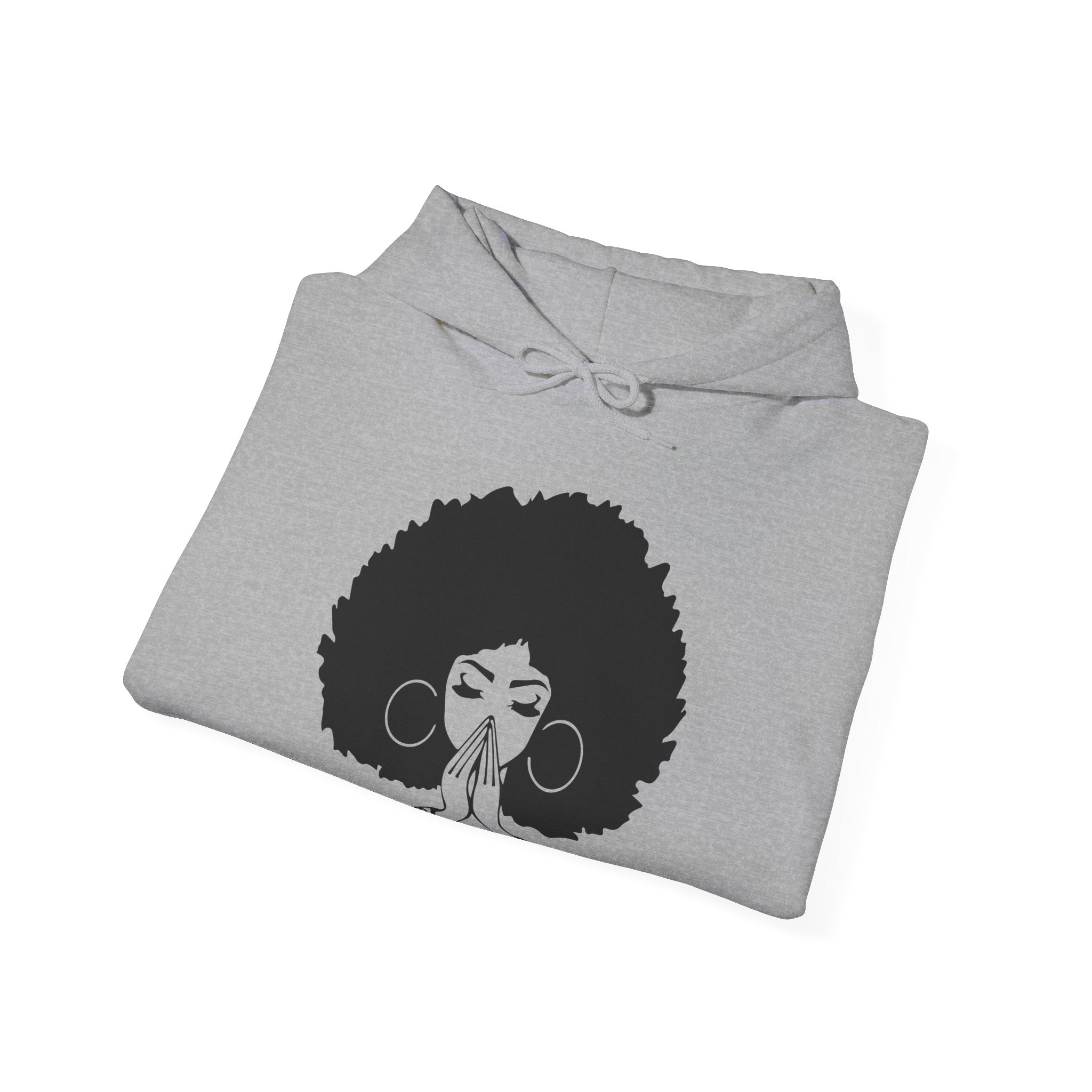 Afro Silhouette Prayer Hoodie