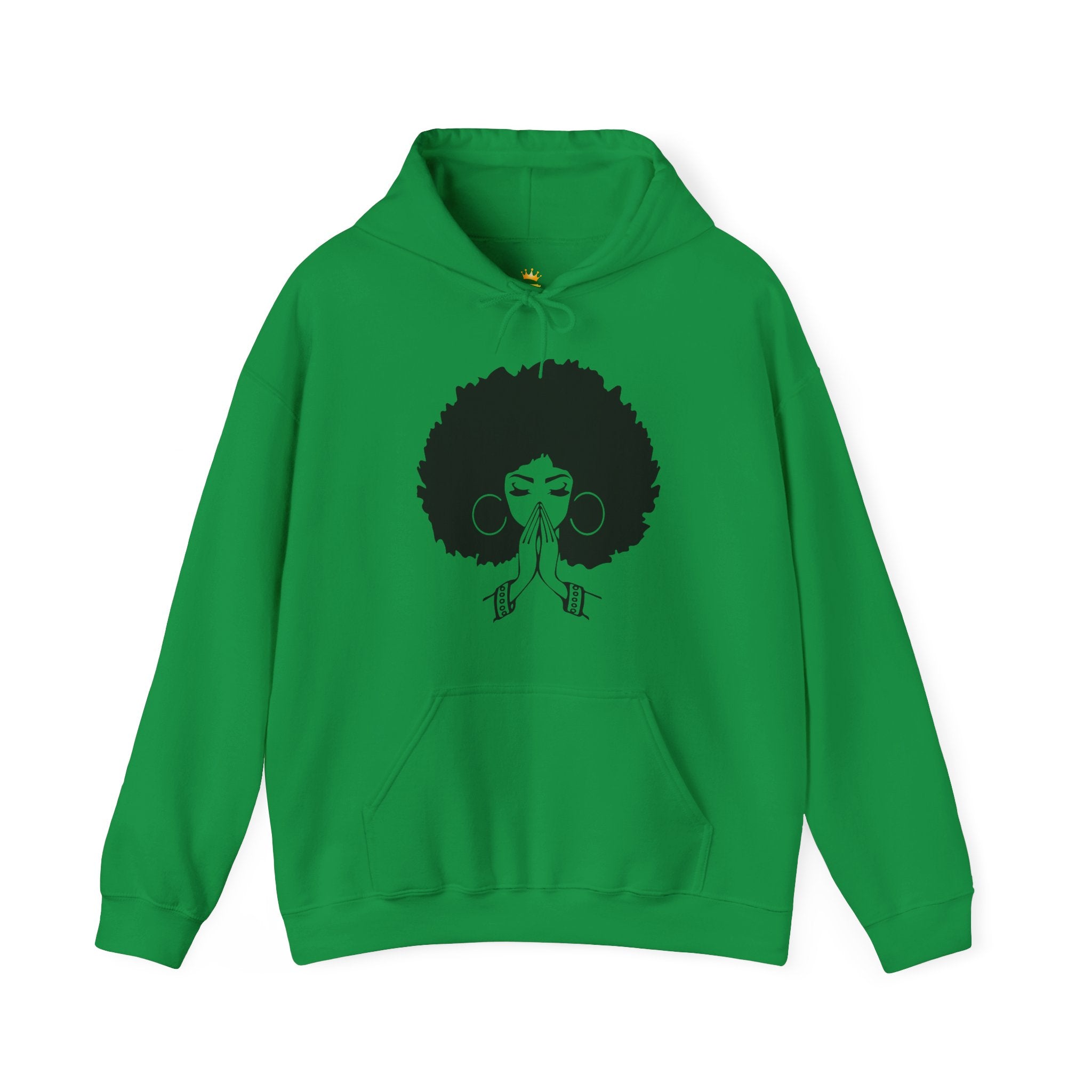 Afro Silhouette Prayer Hoodie