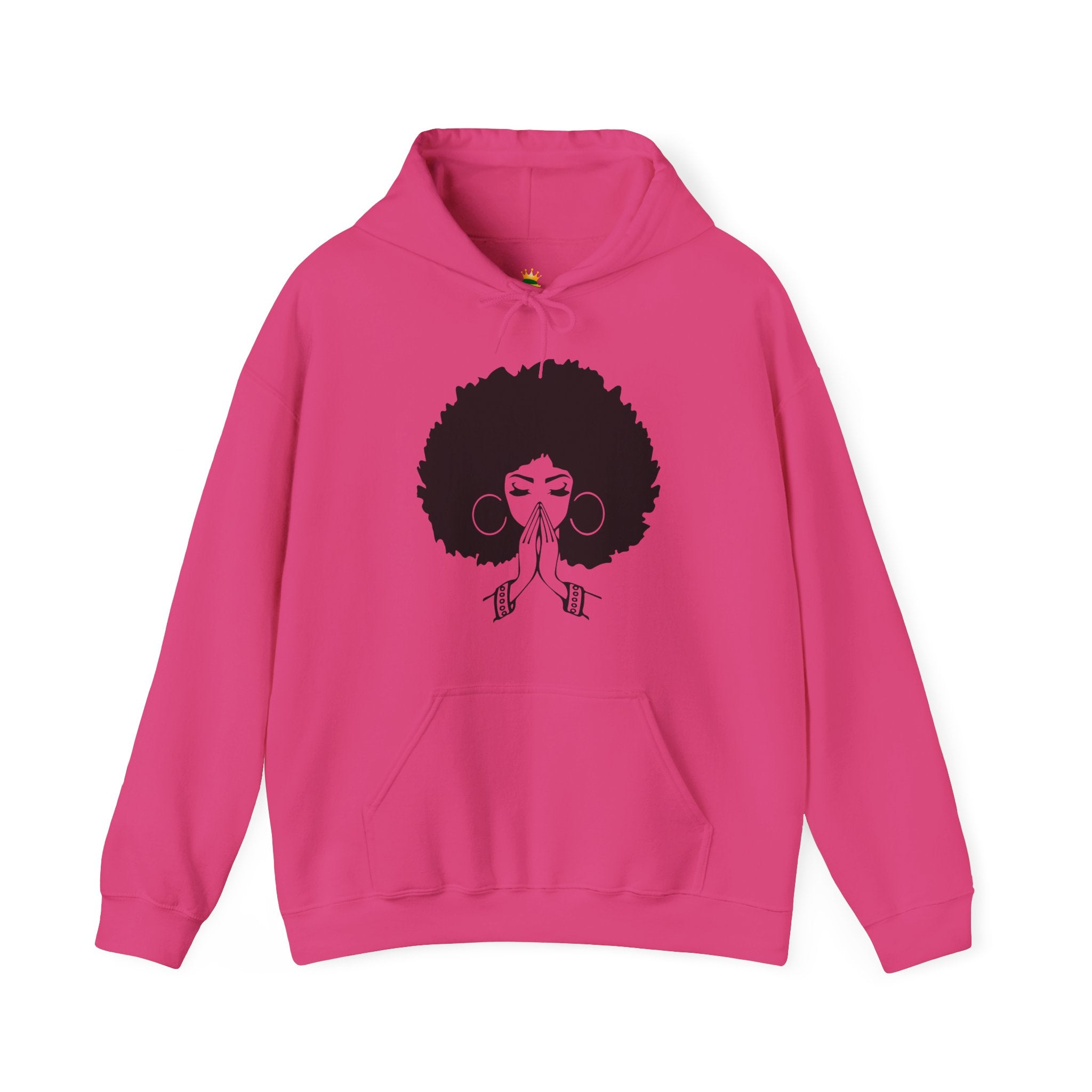 Afro Silhouette Prayer Hoodie