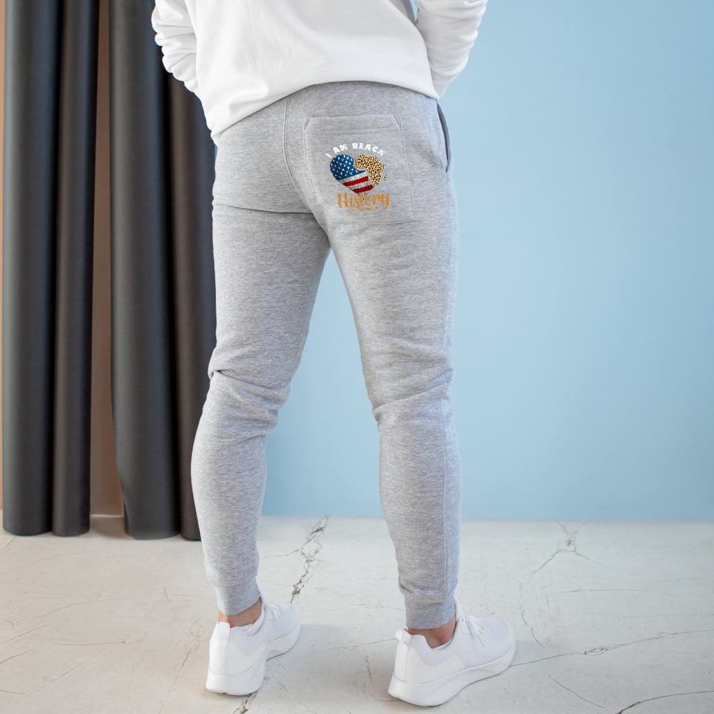 Love of Black History Premium Fleece Joggers