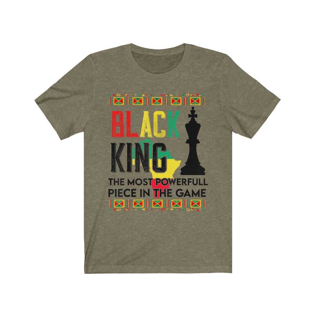 Black King The Most Powerful Piece Of The Game T-Shirt