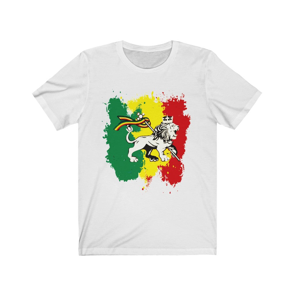 Ethiopia T Shirt Lion Of Judah Rasta Patterns