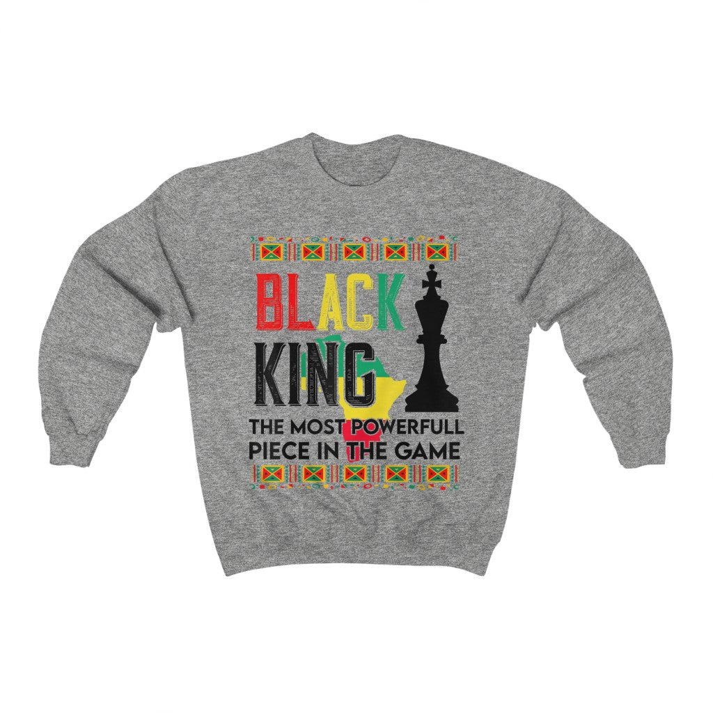 Black King The Most Powerful Piece Of The Game Sweatshirt