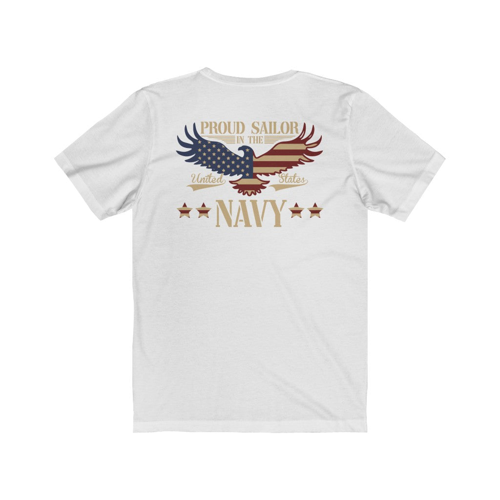 US Sailor Proud Navy Gold Eagle T-Shirt