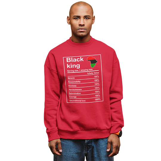 Black King Value Sweatshirt