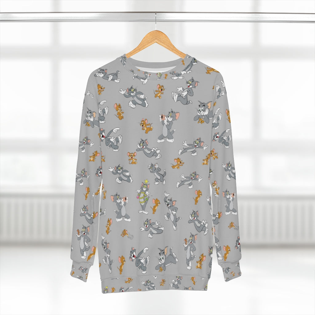 Kiya's Tom And Jerry All Over Sweatshirt