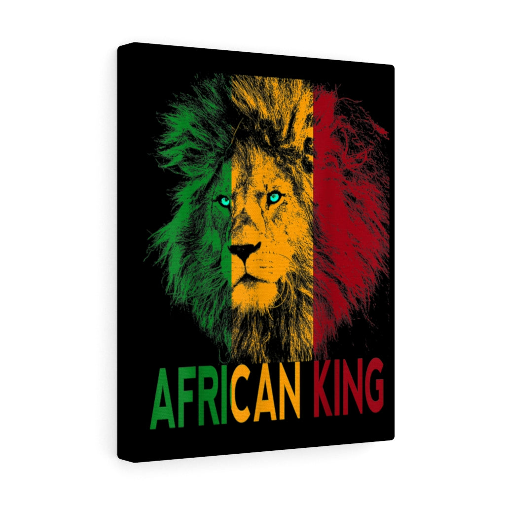 African King Lion Canvas