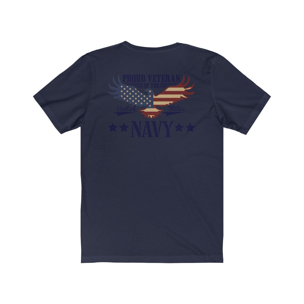US Veteran Proud Navy Blue Eagle T-Shirt