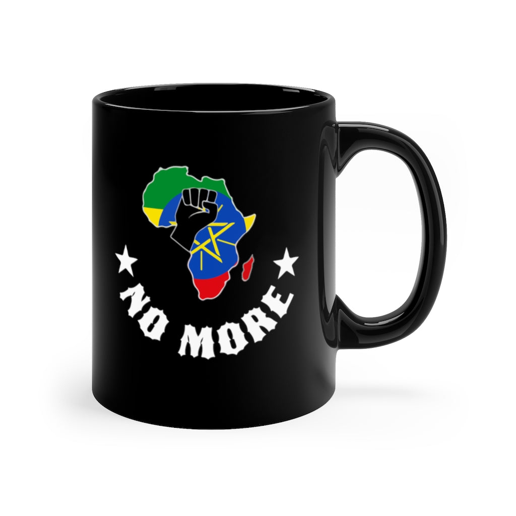 Ethiopia #No More 11oz Black Mug