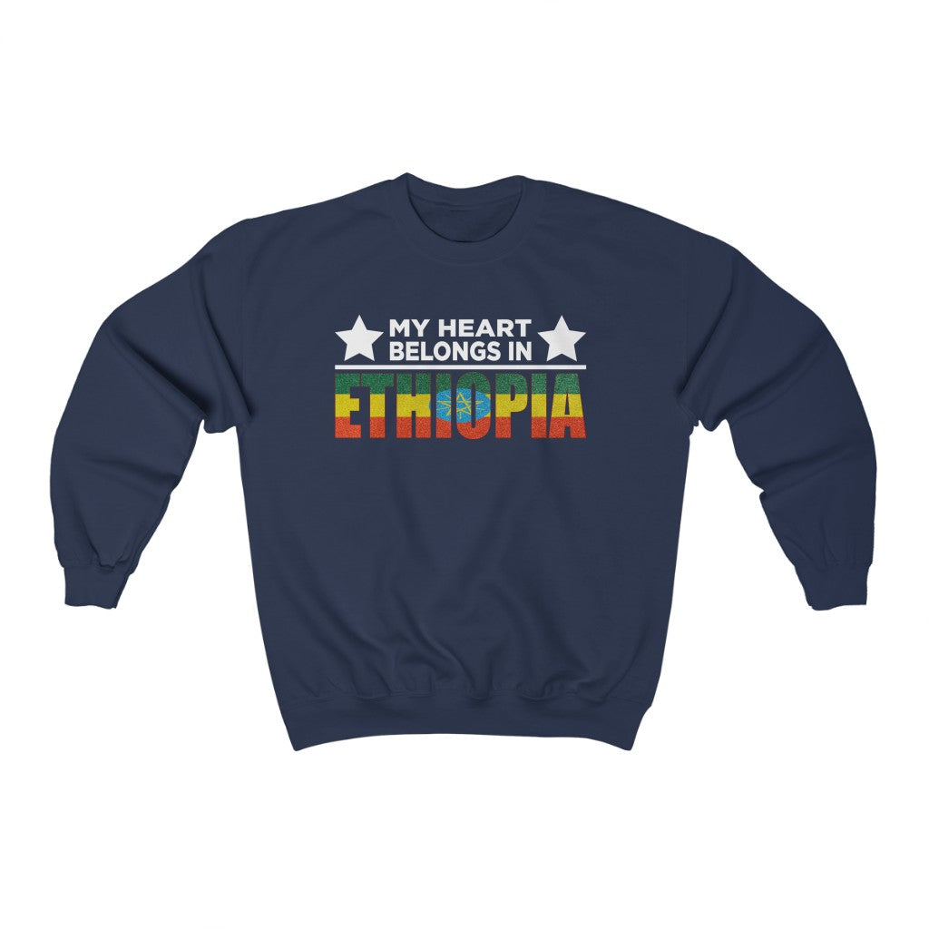 My Heart Belongs To Ethiopia Sweatshirt