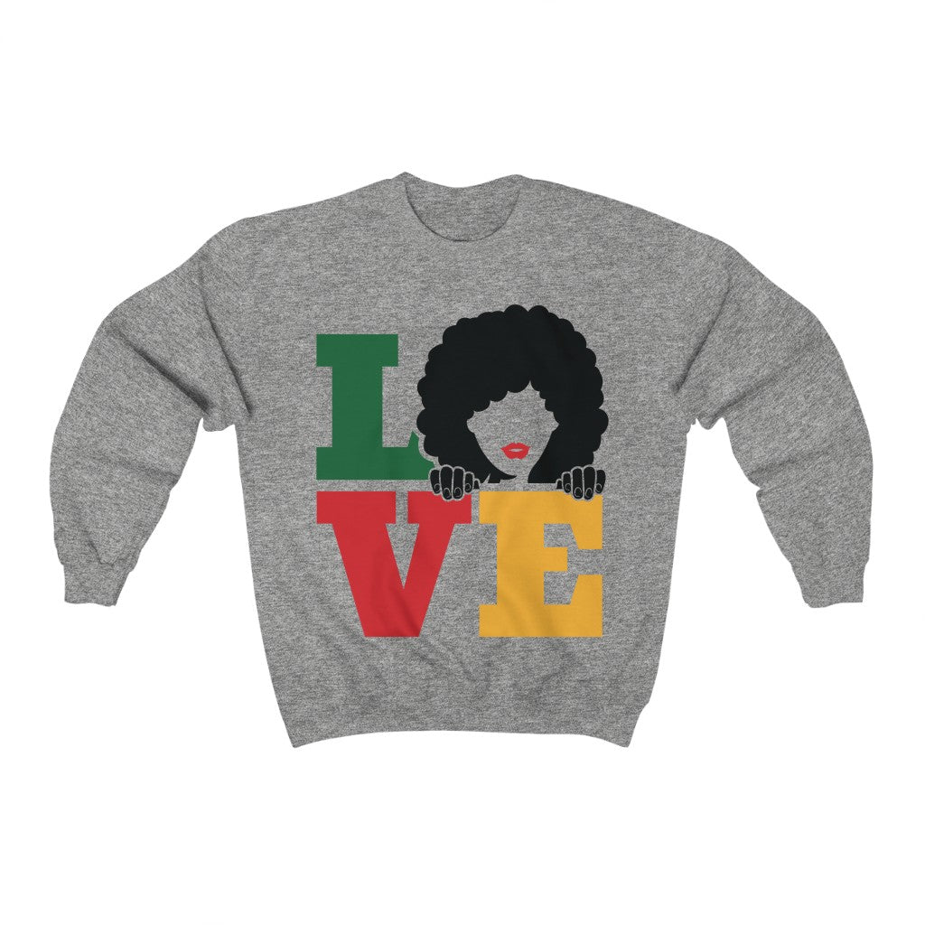 Love Black Women Beauty Sweatshirt