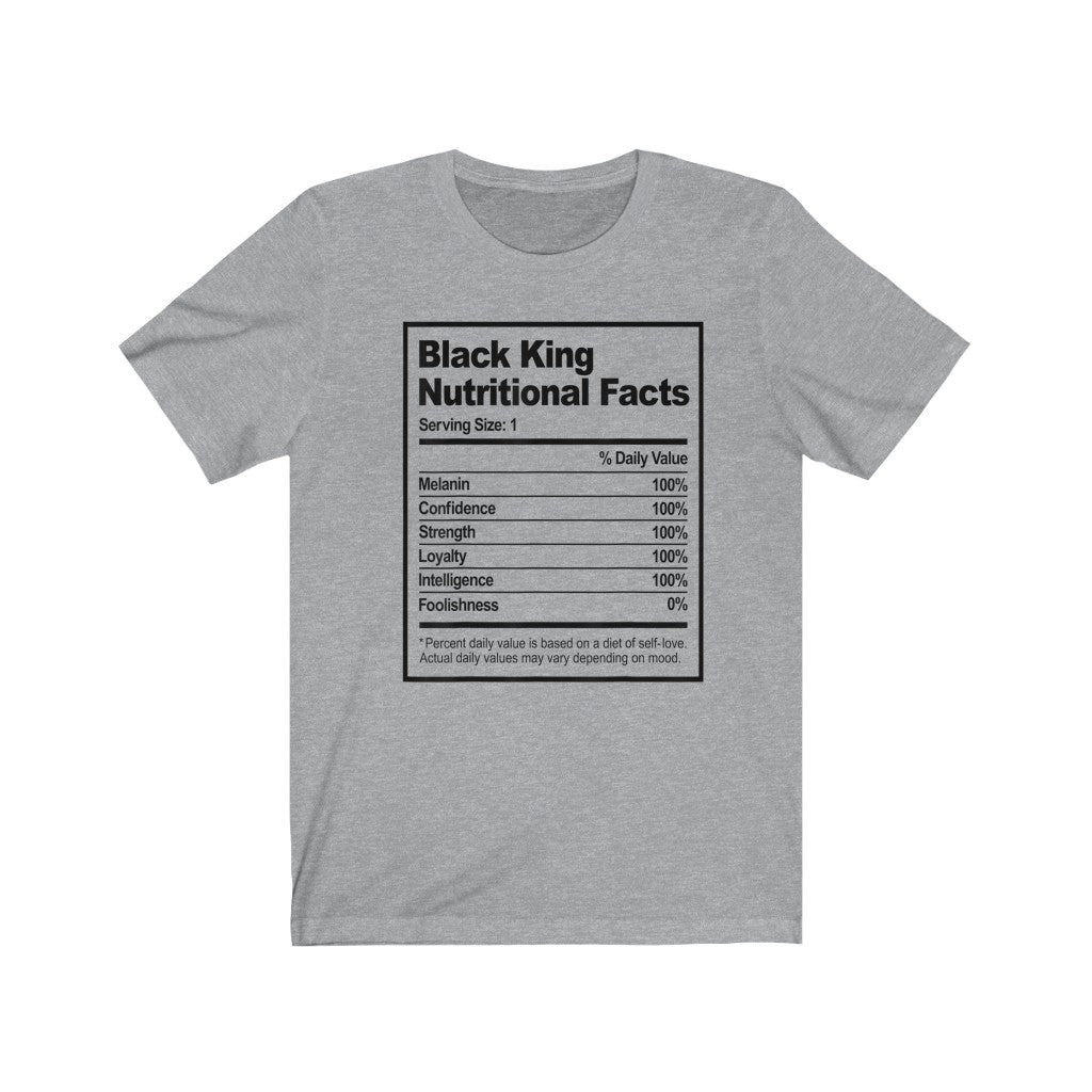 Black King Facts T-Shirt