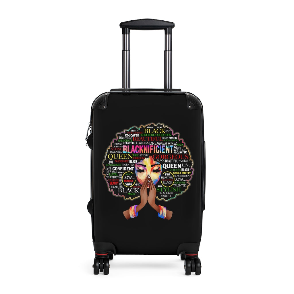 Blacknificient Queen Cabin Suitcase