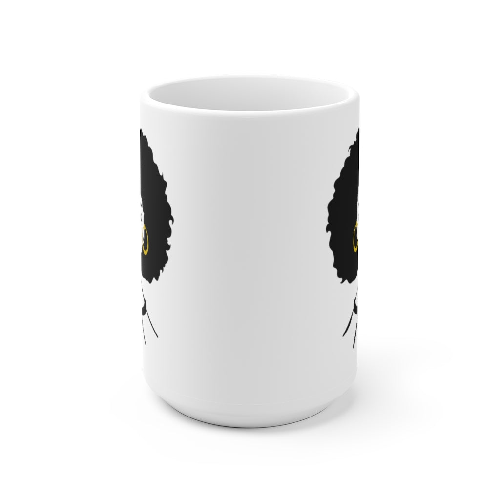 Queen Prayer White Ceramic Mug 11oz and 15oz