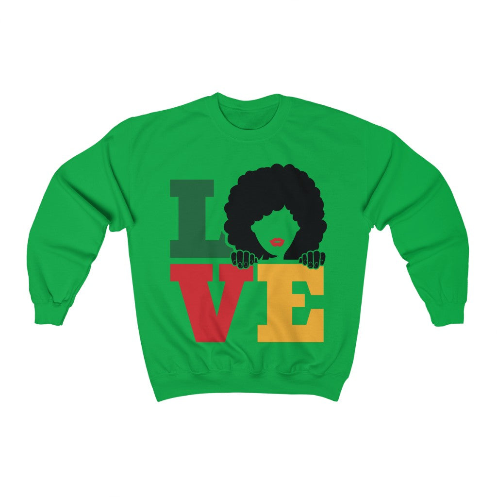 Love Black Women Beauty Sweatshirt
