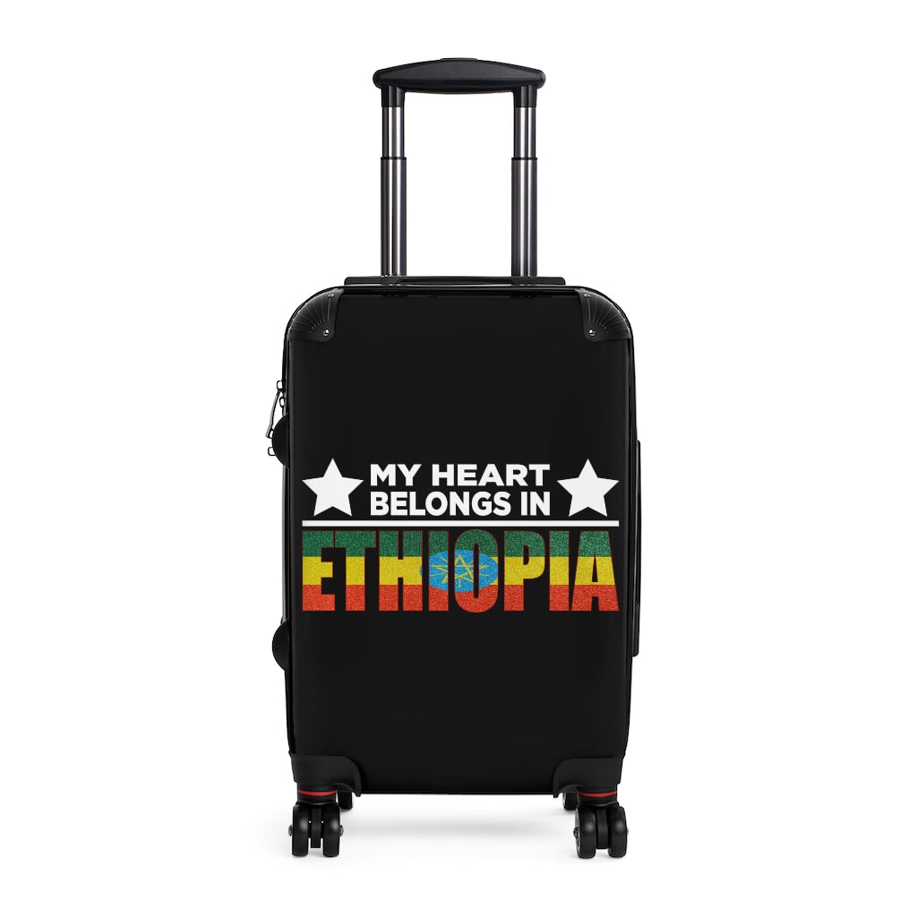 My Heart Belongs In Ethiopia Cabin Suitcase