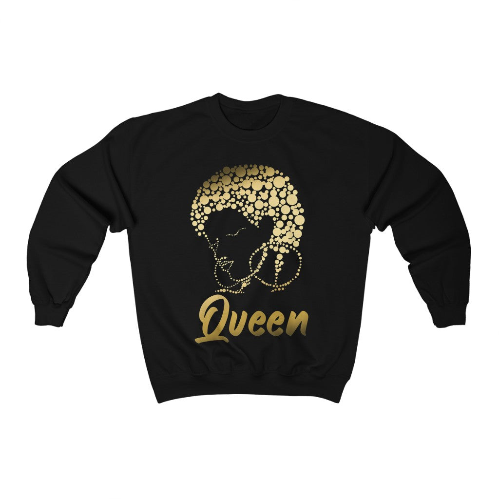 Golden Black Queen Sweatshirt