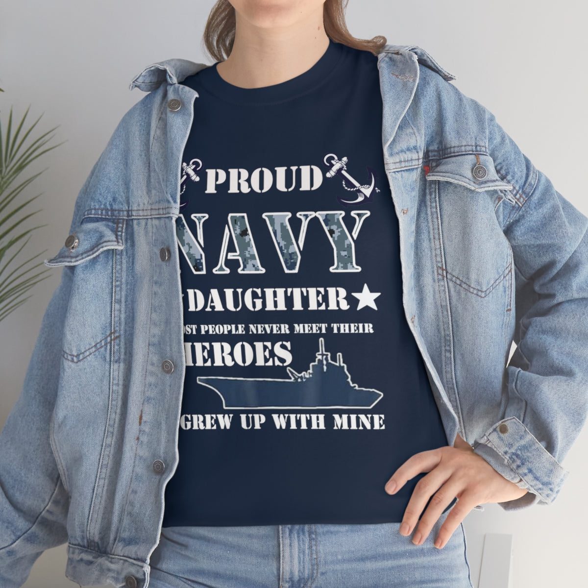 Proud Navy Daughter T-Shirt