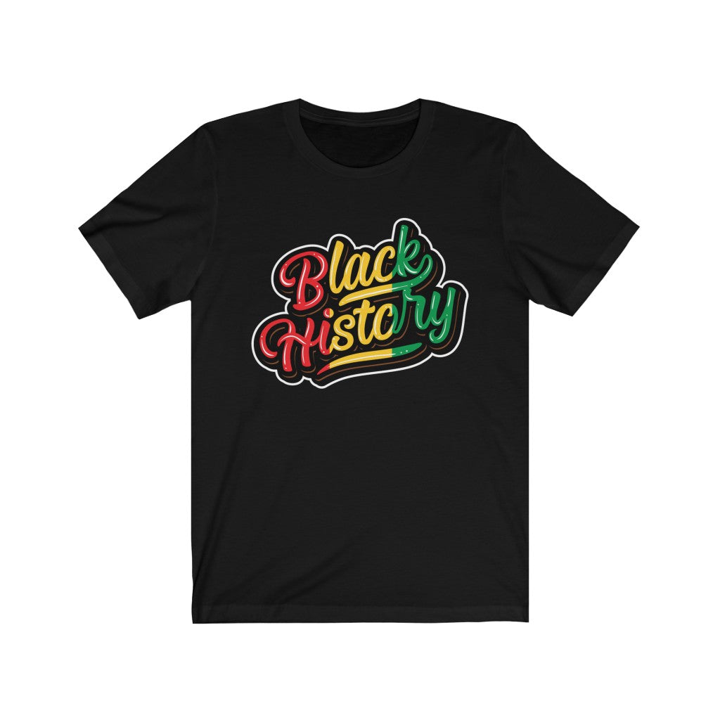Black History Colorful Design T-Shirt