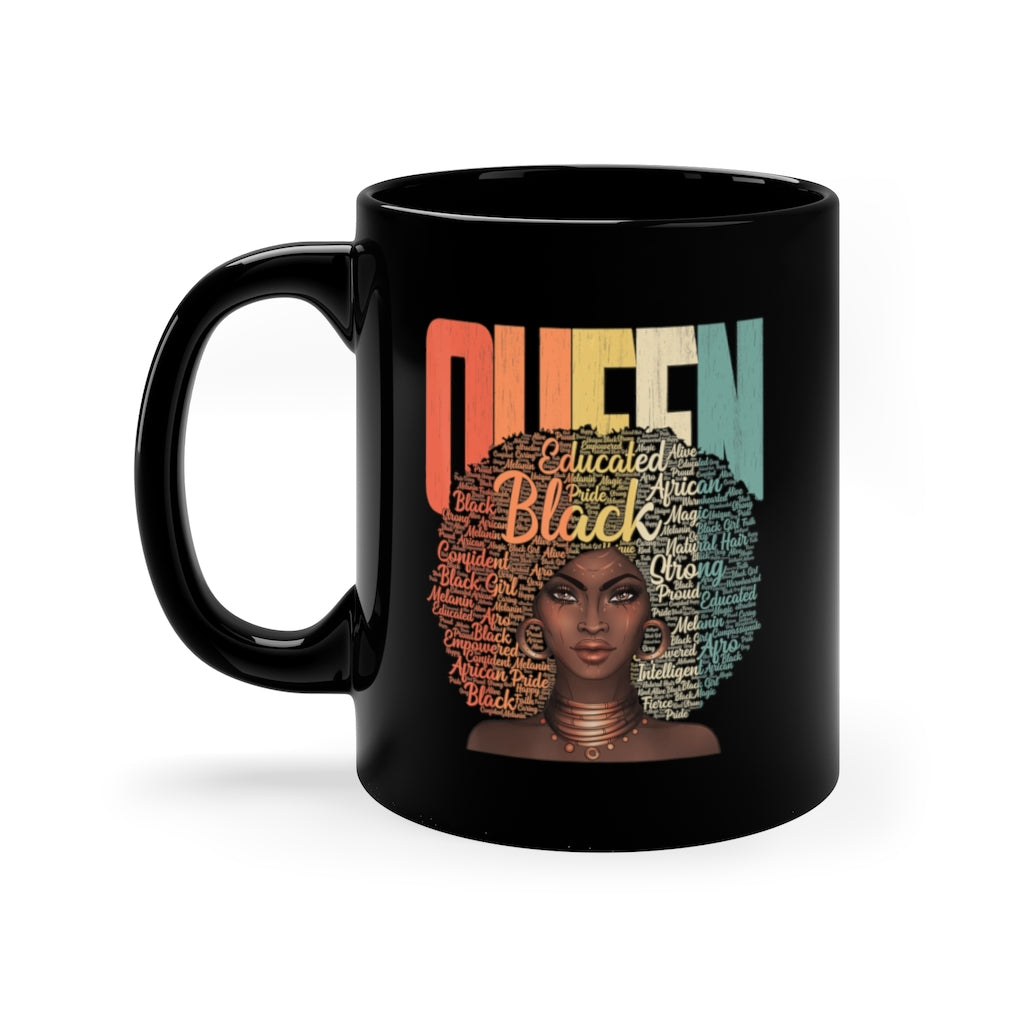 Educated Black Queen Mug 11oz